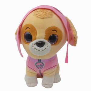 Ty Skye Paw Patrol Cockapoo Helicopter Pilot Beanie Boo‎ Stuffed Animal Plush 9"